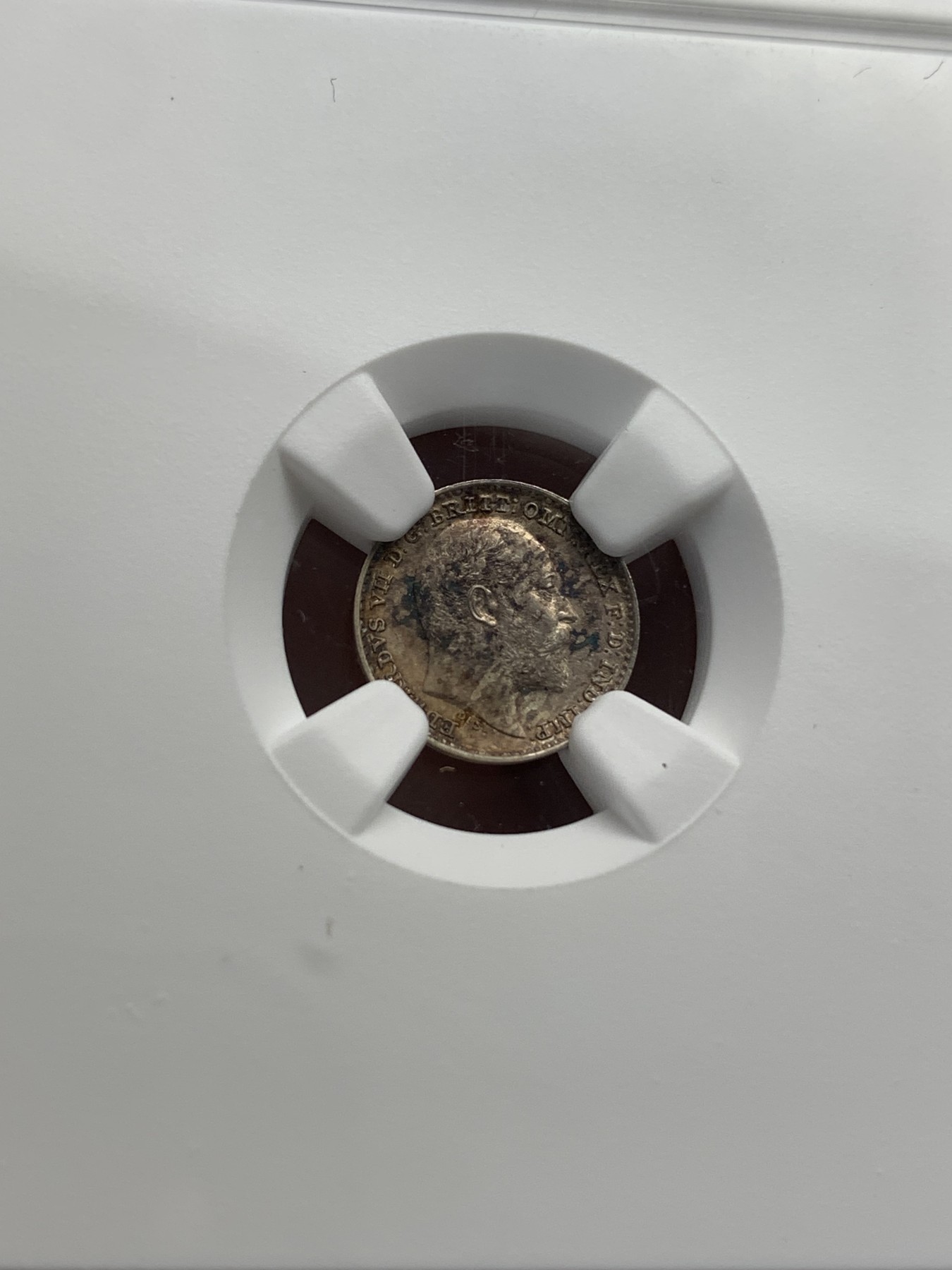 《竞宝斋》第180场-周日，周一2场 (全场包邮) 4枚一组 NGC PF61-64 MATTE 英国1902 爱德华七世 洗脚币 包浆好 MATTE 难得