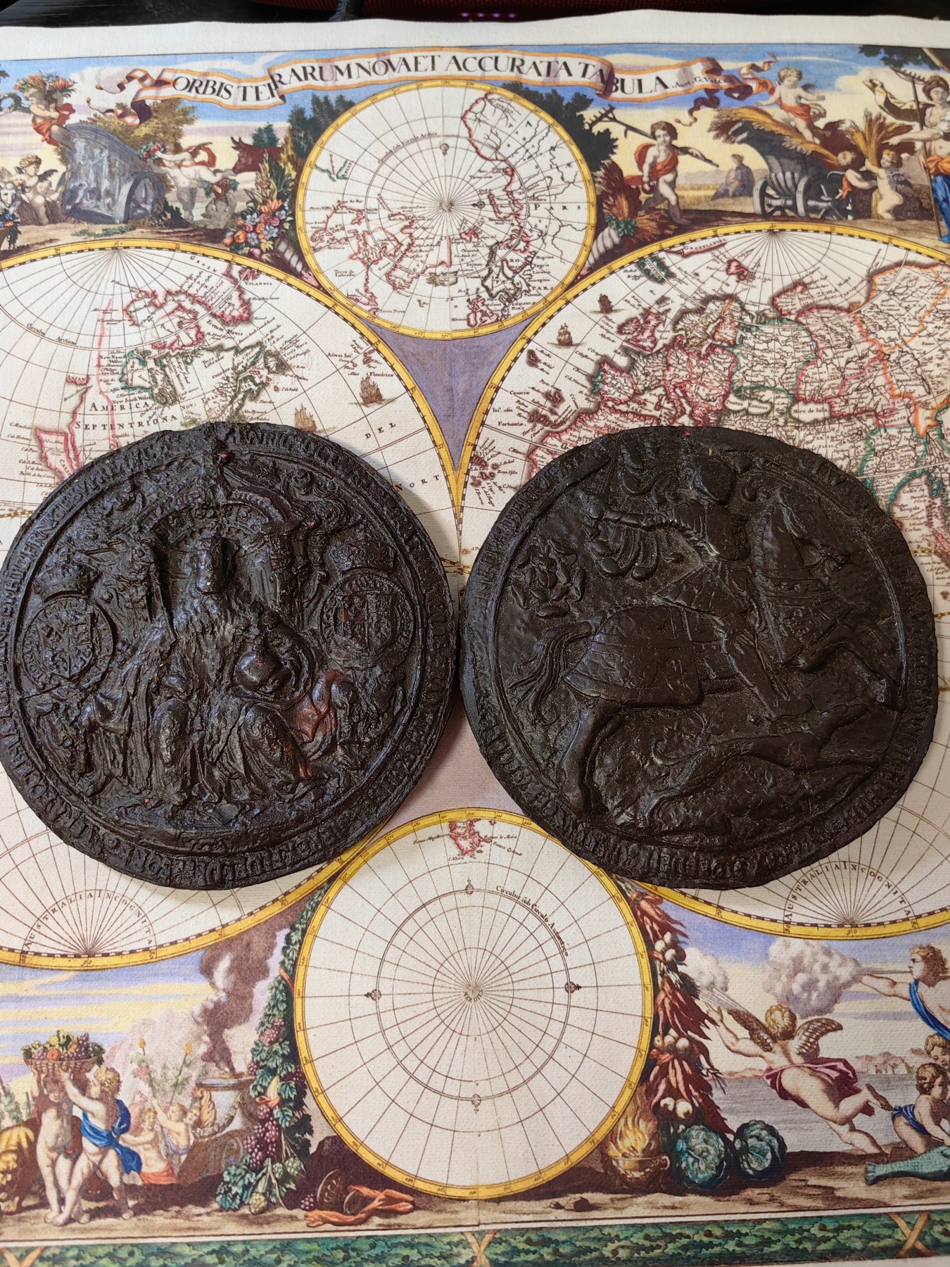 橡树集藏-006场 海纳百川 英国 亨利八世 国玺（great seal）复刻纪念 。120mm超大尺寸，古韵犹存。