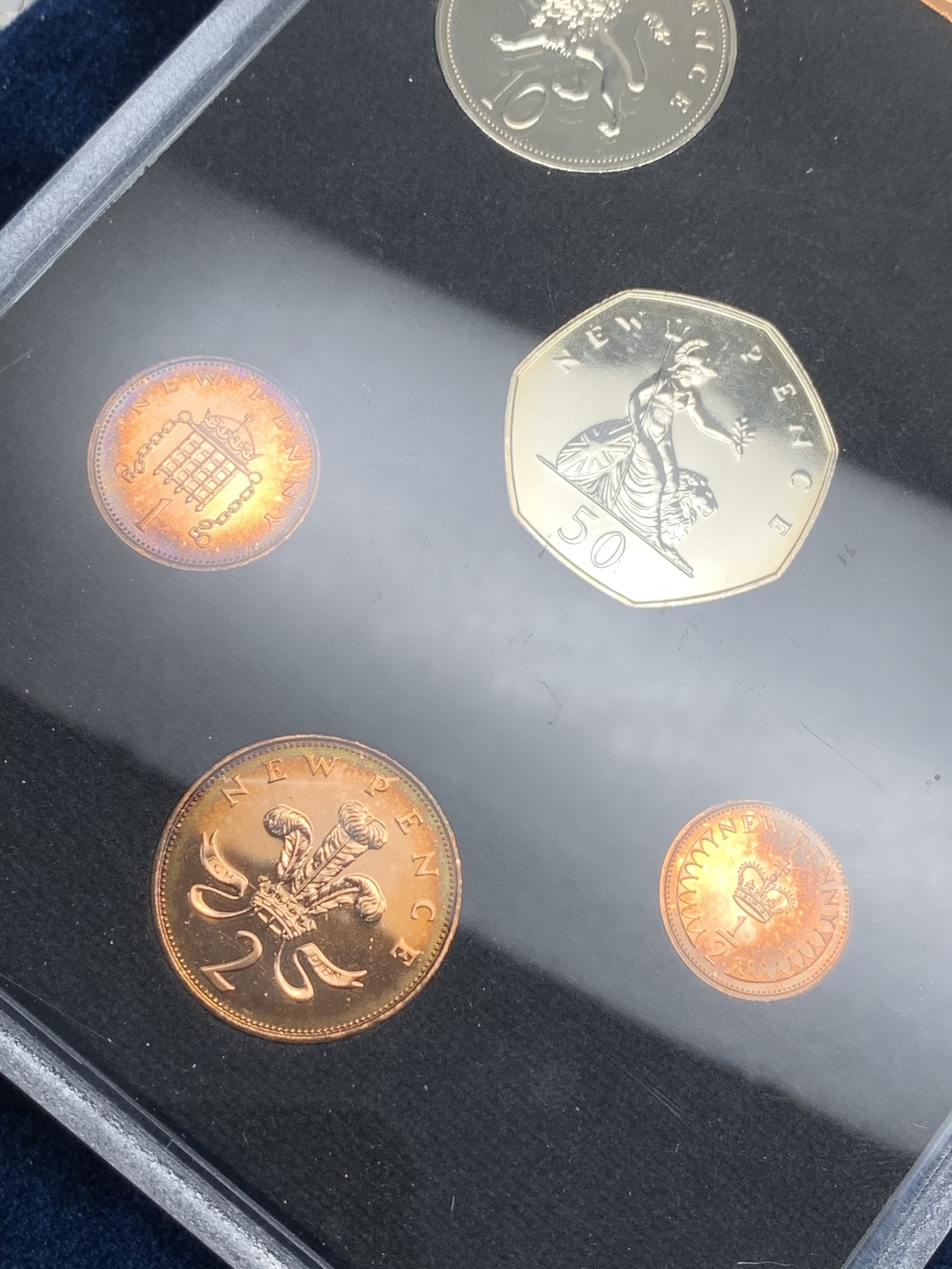 《竞宝斋》第180场-周日，周一2场 (全场包邮) 英国 1971年伊丽莎白二世精制套币