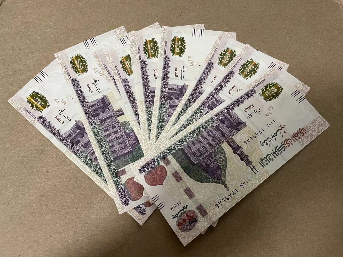 【Blue Auction】✨世界纸币精拍第344期——周日畅拍场【精】 【一组14张】埃及 2022年200镑 全新UNC