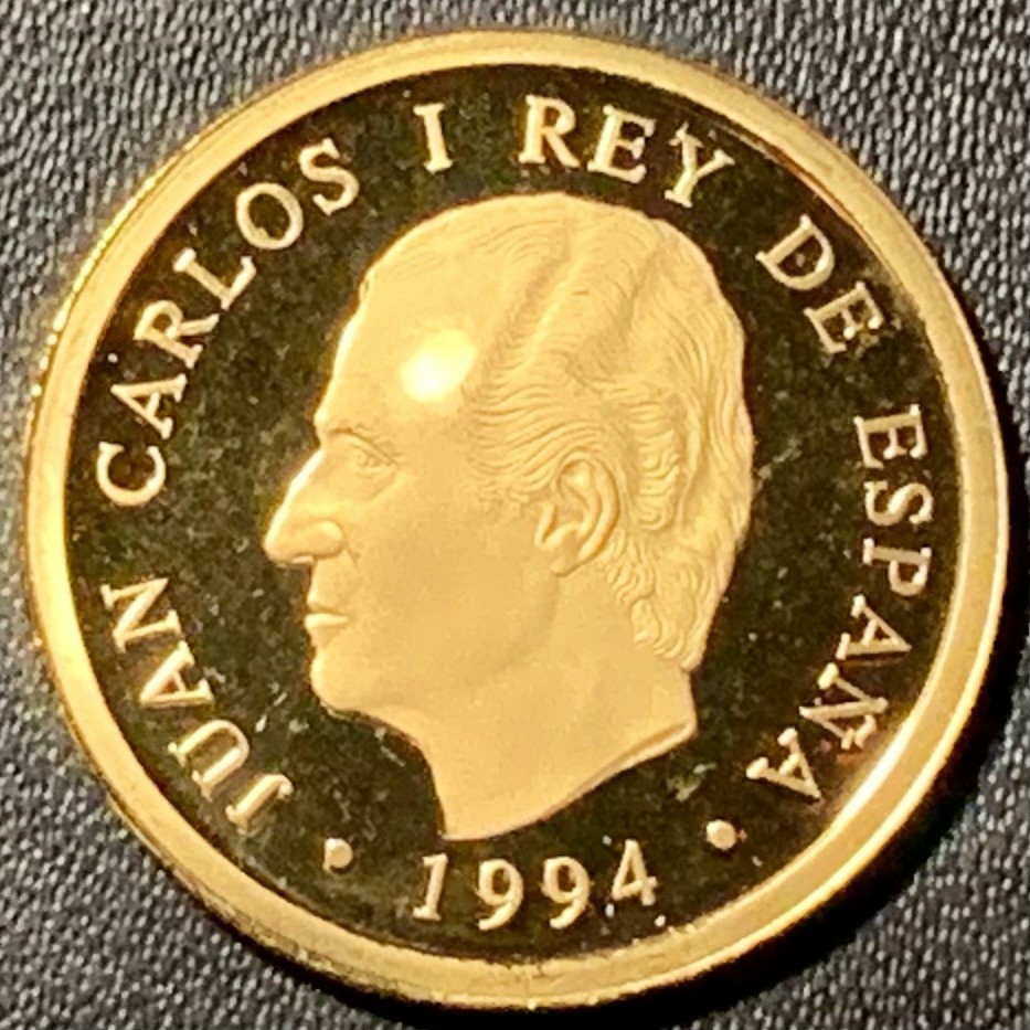 紫瑗钱币——第286期拍卖 西班牙 1994年 旧石器时代洞穴绘画 20000比塞塔 6.75克 0.999金 精制