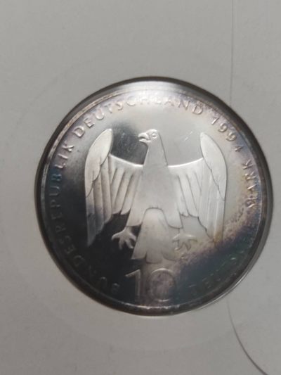 邮币封第五场 1994年德国7月密谋50周年纪念10马克银币邮币封