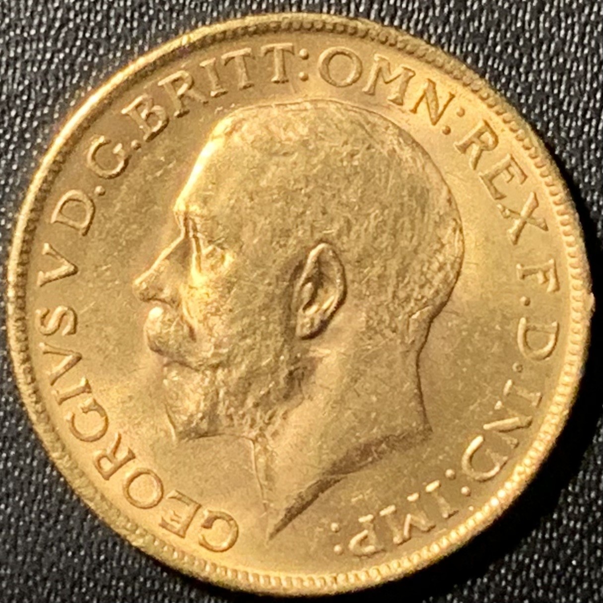 紫瑗钱币——第286期拍卖 南非 1927年 乔治五世 马剑 1索维林(磅) 8克 0.917金 UNC