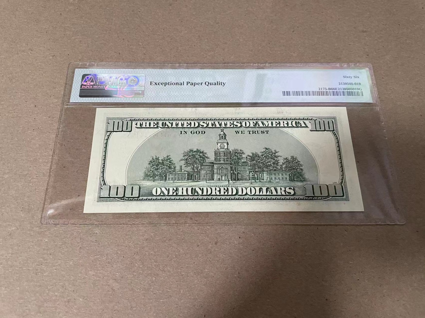 【Blue Auction】✨世界纸币精拍第344期——周日畅拍场【精】 美国 1996年100美金 PMG66EPQ 