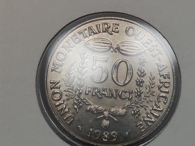 邮币封第五场 1989年尼日尔50法郎邮币封