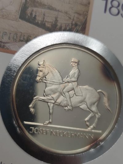 邮币封第五场 德国百年奥运大银章邮币封