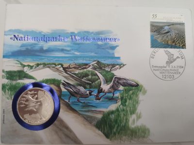 邮币封第五场 2004年德国10欧元银币邮币封