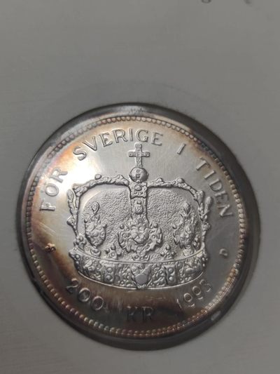 邮币封第五场 1993年瑞典200克朗银币邮币封