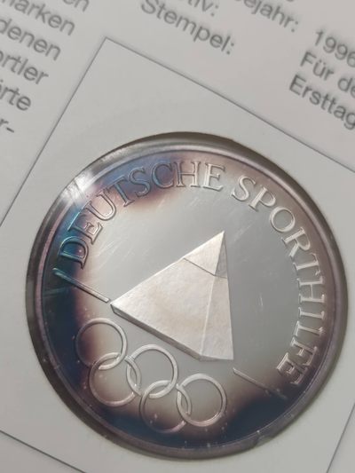 邮币封第五场 德国百年奥运大银章邮币封