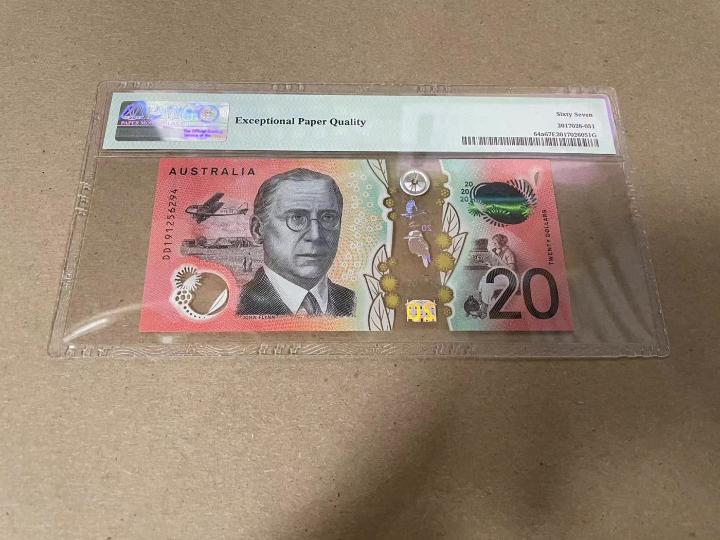 【Blue Auction】✨世界纸币精拍第344期——周日畅拍场【精】 澳大利亚 2019年20元  PMG67EPQ 