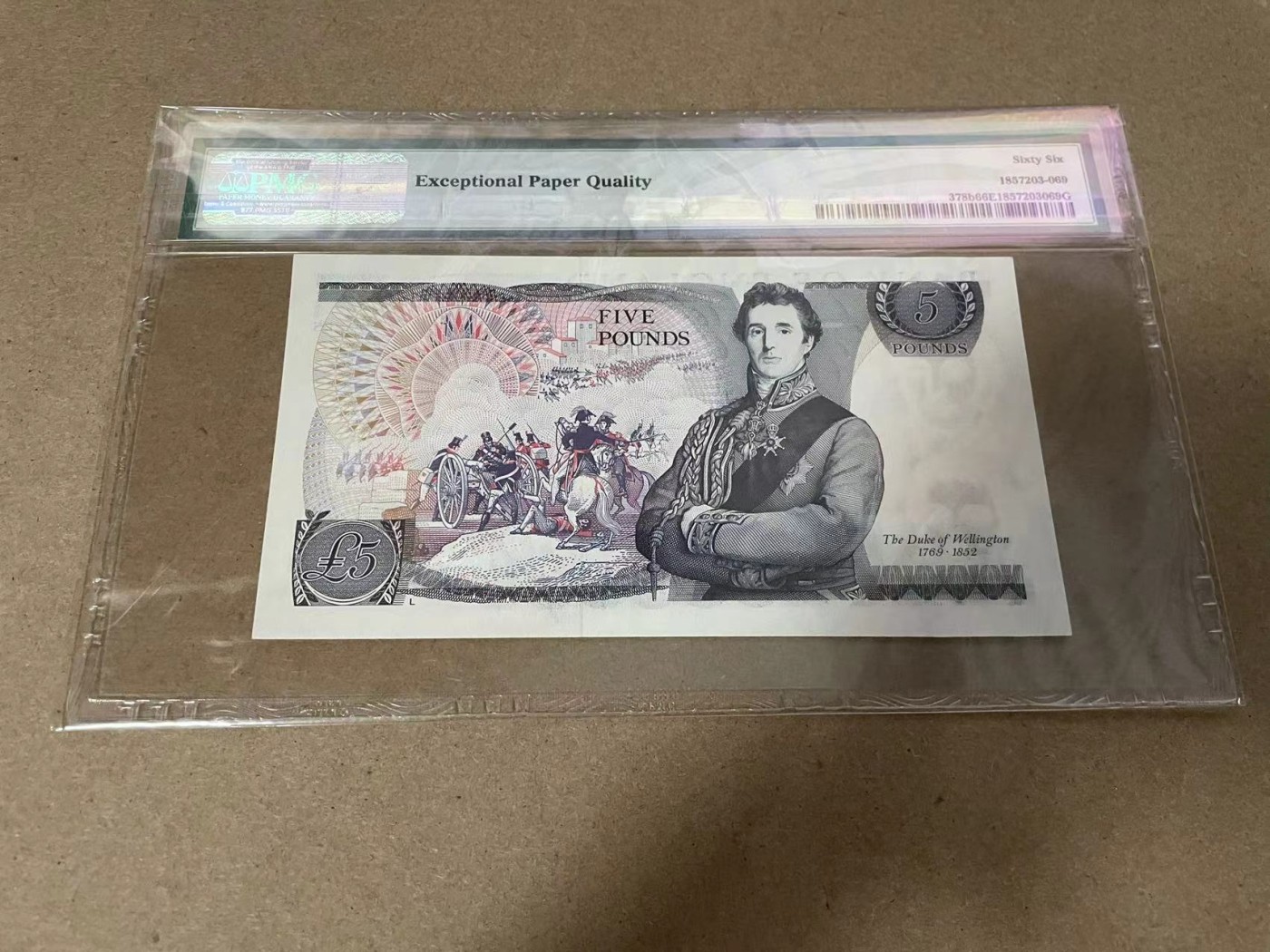 【Blue Auction】✨世界纸币精拍第344期——周日畅拍场【精】 英国 D序列 1973-80年5镑 PMG66EPQ 