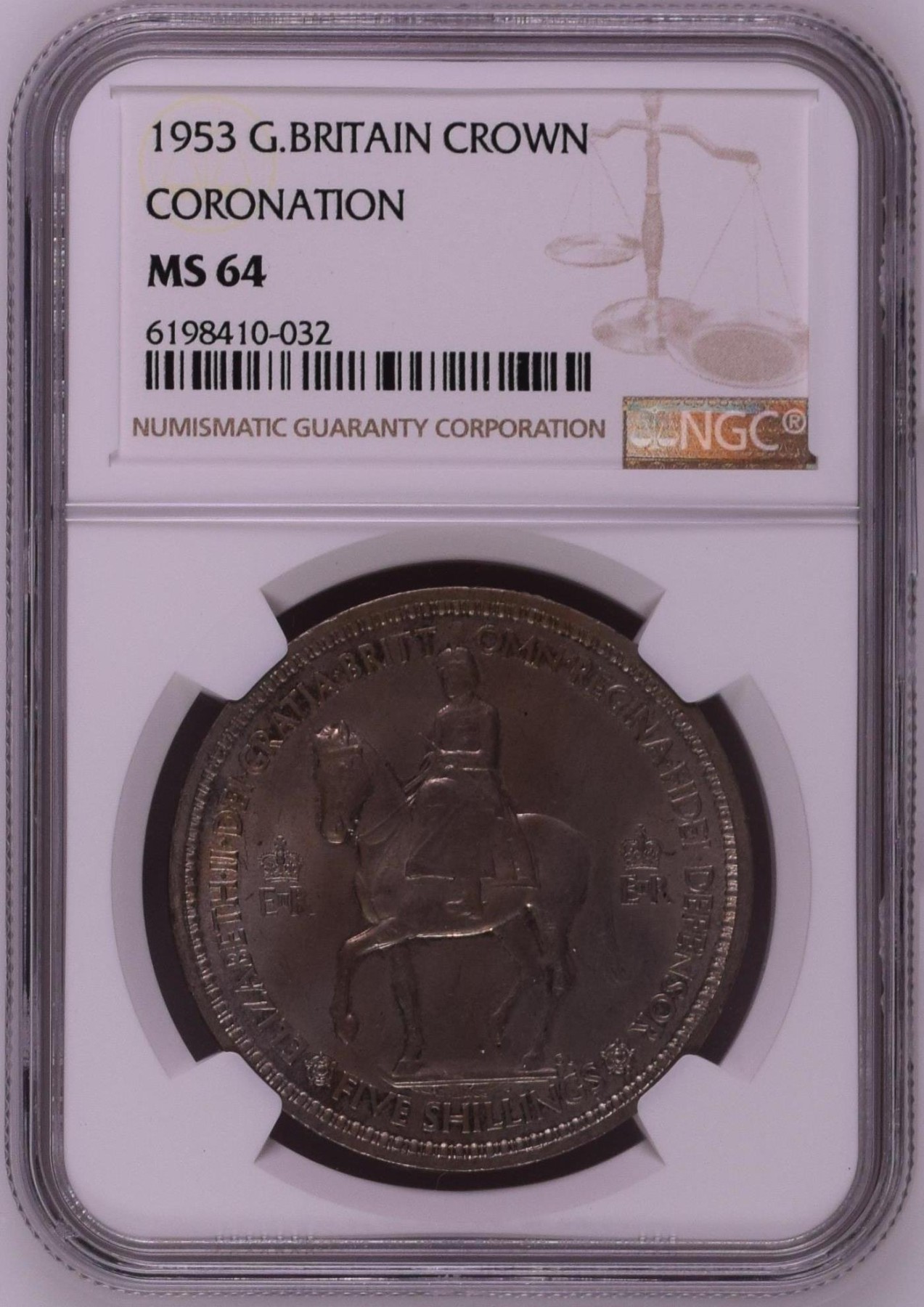 7.11入伏不入魔 1953 G.BRITAIN CORONATION   CROWN