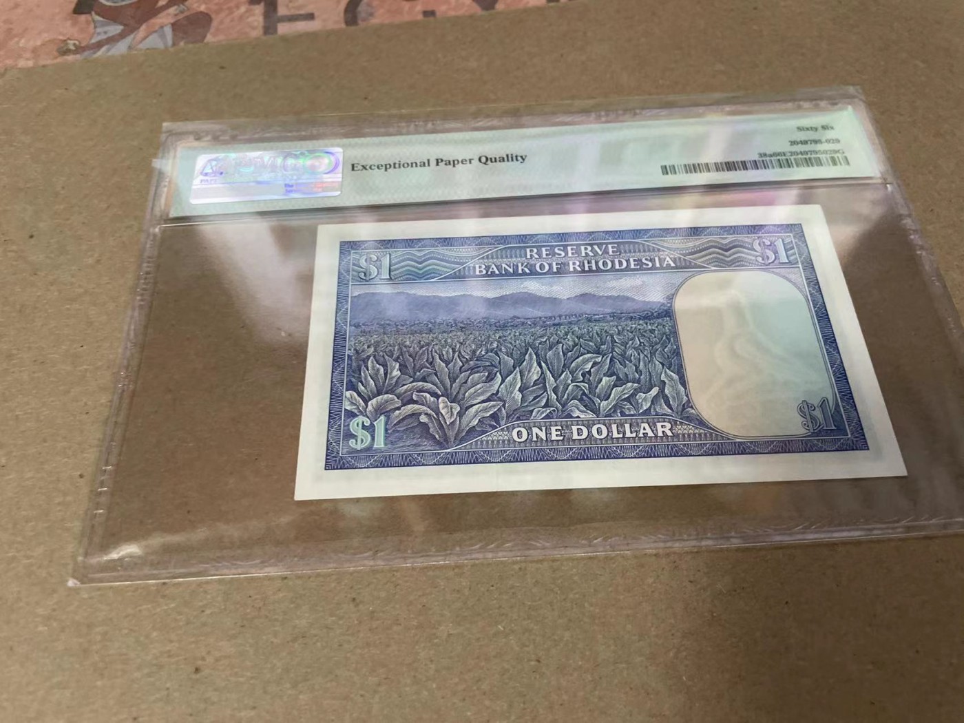 【Blue Auction】✨世界纸币精拍第344期——周日畅拍场【精】 罗德西亚 1979年1元 PMG66EPQ 