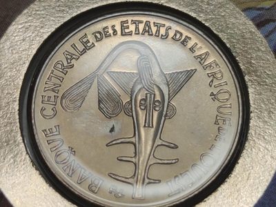 邮币封第五场 1989年尼日尔50法郎邮币封