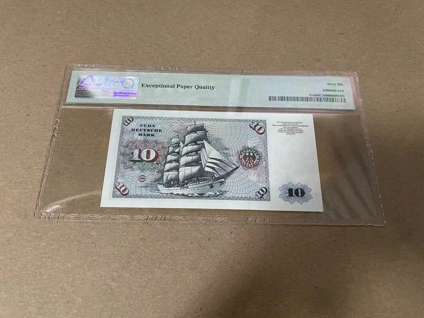 【Blue Auction】✨世界纸币精拍第344期——周日畅拍场【精】 【无47】德国 1970年10马克 PMG66EPQ 