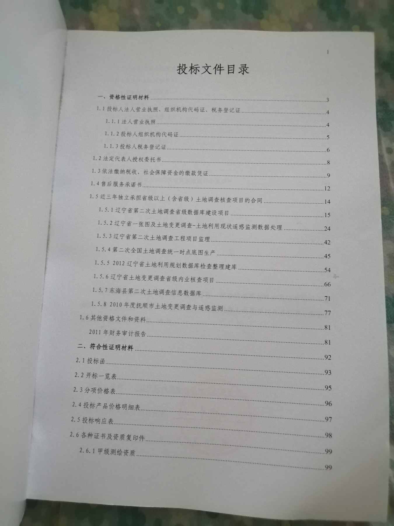 投标文件