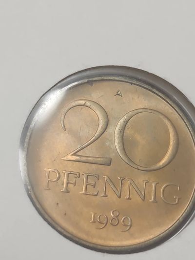 邮币封第五场 1989年民主德国20芬尼邮币封