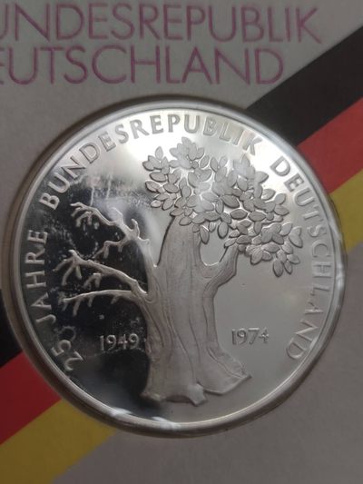 邮币封第五场 1974年联邦德国成立25周年大银章邮币封
