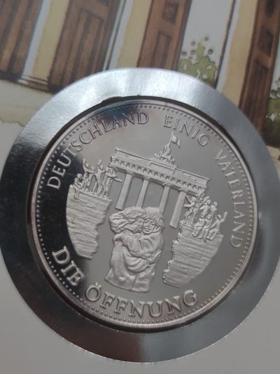 邮币封第五场 1990年德国大银章邮币封