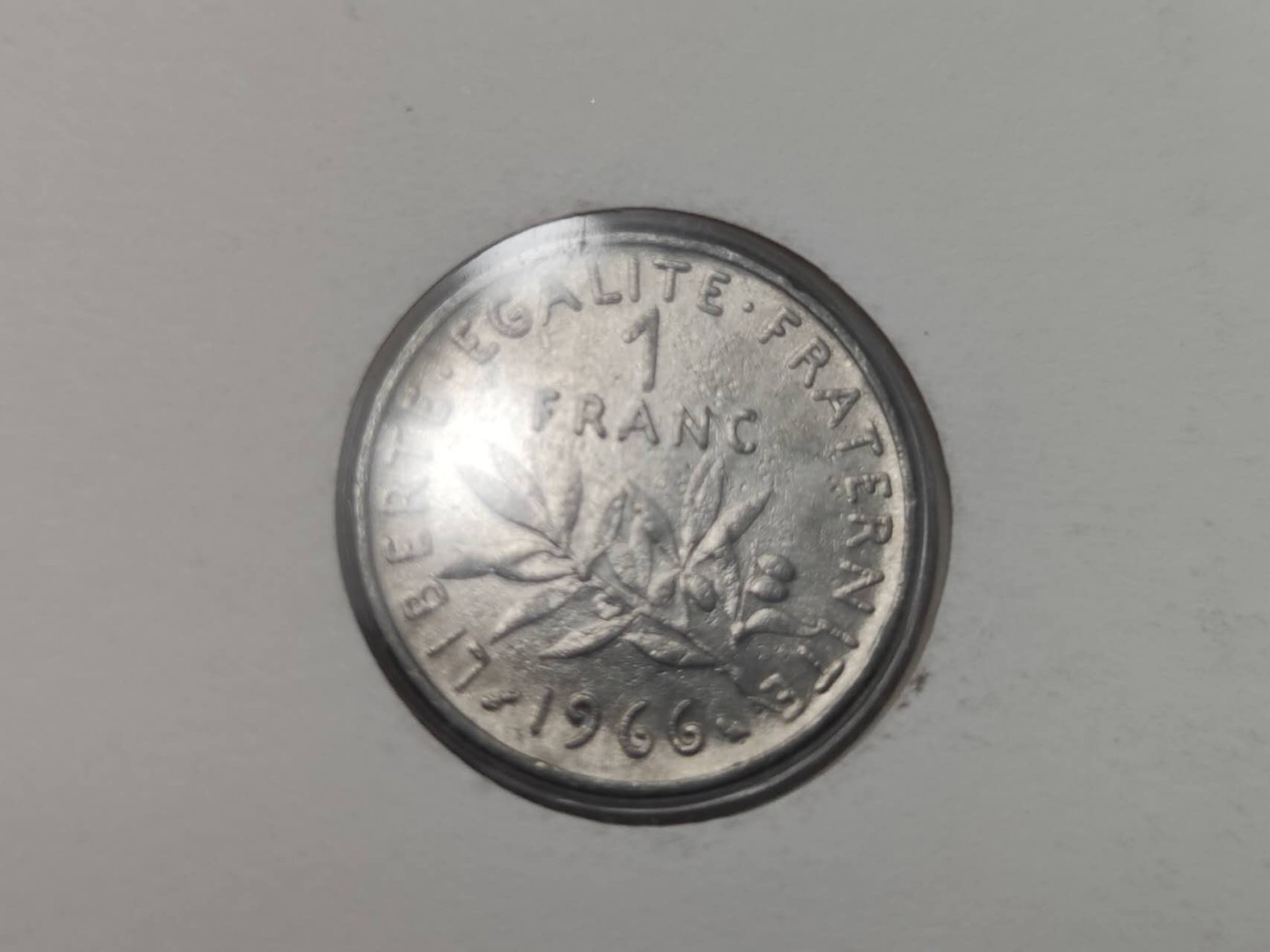 邮币封专场第六场 1966年法属圭亚那1法郎邮币封