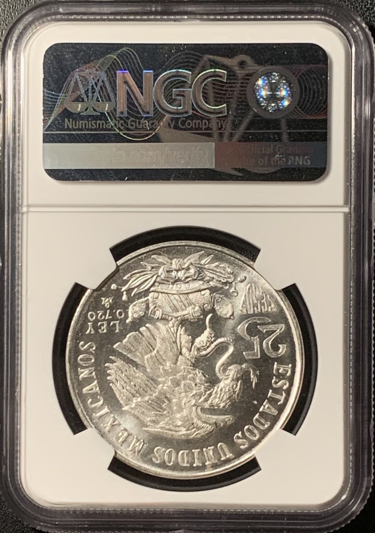 紫瑗钱币——第286期拍卖 墨西哥 1968年 墨西哥城奥运会 25比索 银币 NGC MS66