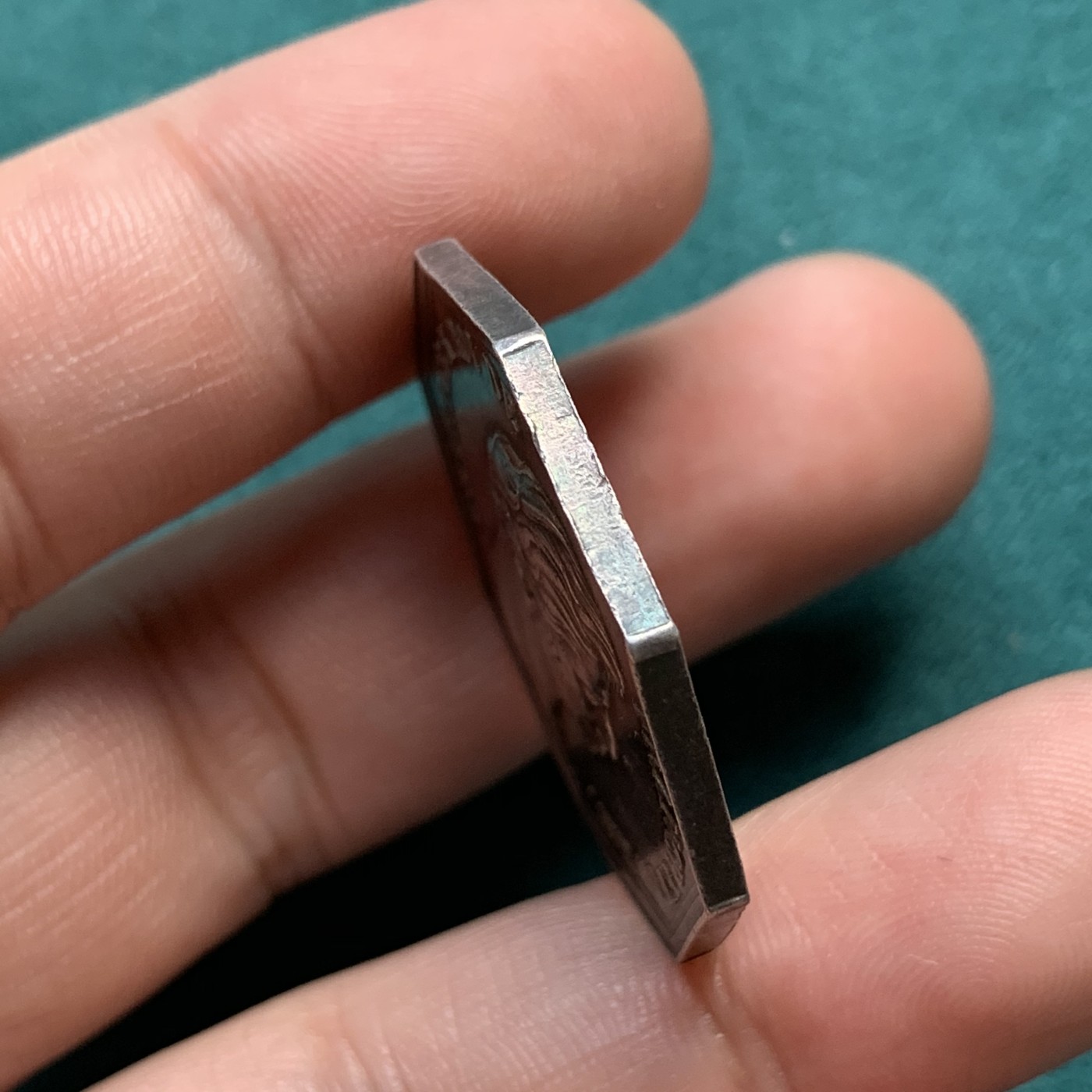 《竞宝斋》八角代币+章牌专场！第182场-周日，周一，周二 3场 (全场包邮) 法国1832年之前查理十世奥尔良商会八角银质jeton，对边32.2mm，重12.9克，早期无边铭