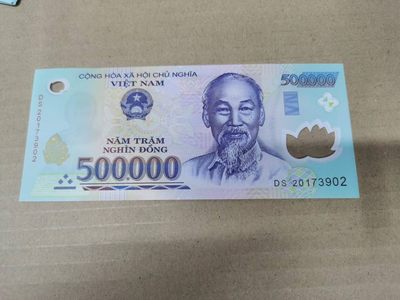 全新  越南 50万盾 塑料钞 - DS 20173902