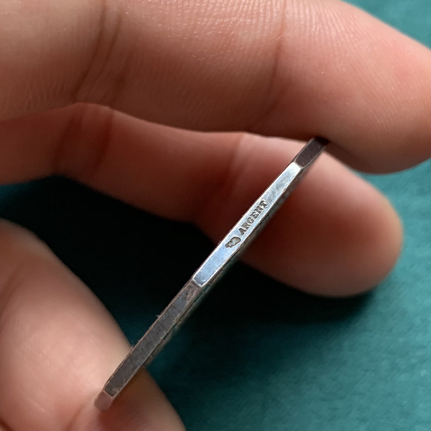 《竞宝斋》八角代币+章牌专场！第182场-周日，周一，周二 3场 (全场包邮) 法国一审代理人会议八角银质jeton，19.85g，36.7mm，丰饶角边铭，经典的天马行空设计