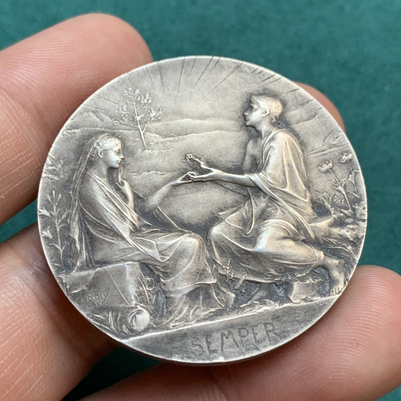 《竞宝斋》八角代币+章牌专场！第182场-周日，周一，周二 3场 (全场包邮) 名誉品O.Roty法国