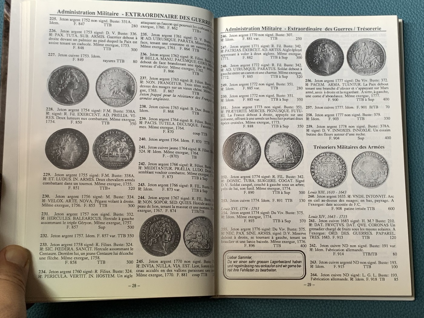 《竞宝斋》八角代币+章牌专场！第182场-周日，周一，周二 3场 (全场包邮) 法国 1991年 JETONS 代币目录 所见最新版本 版别详尽 厚达349页 一本在手 八角我有 权威绝版目录 都是全新的 2本随机发