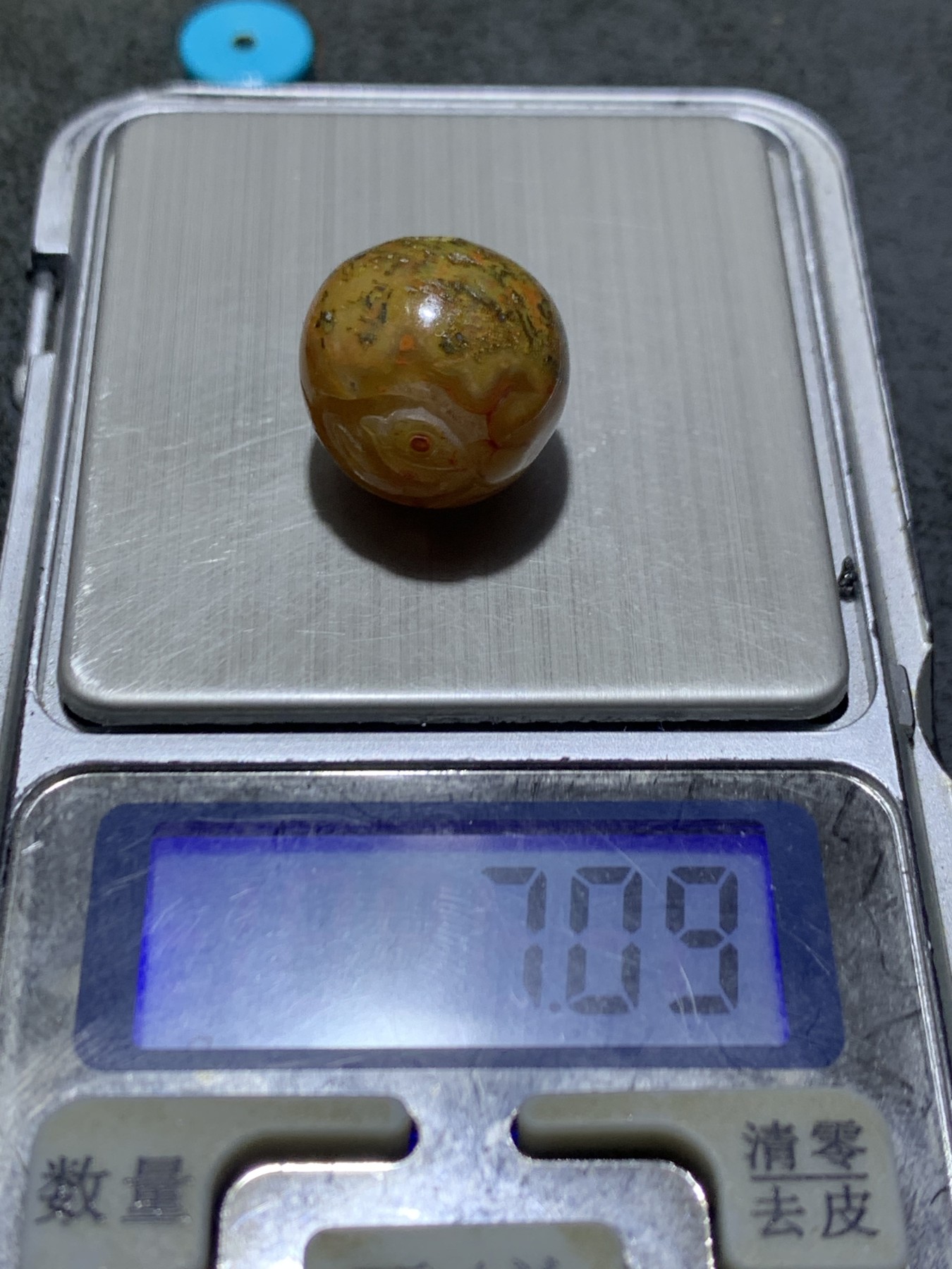精美亚光原皮随形战国红玛瑙俏色巧雕刻小鸡出壳珠子一颗