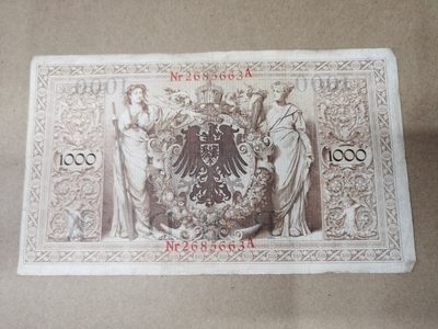 纸币捡漏第一期  - 德国1910年1000马克
