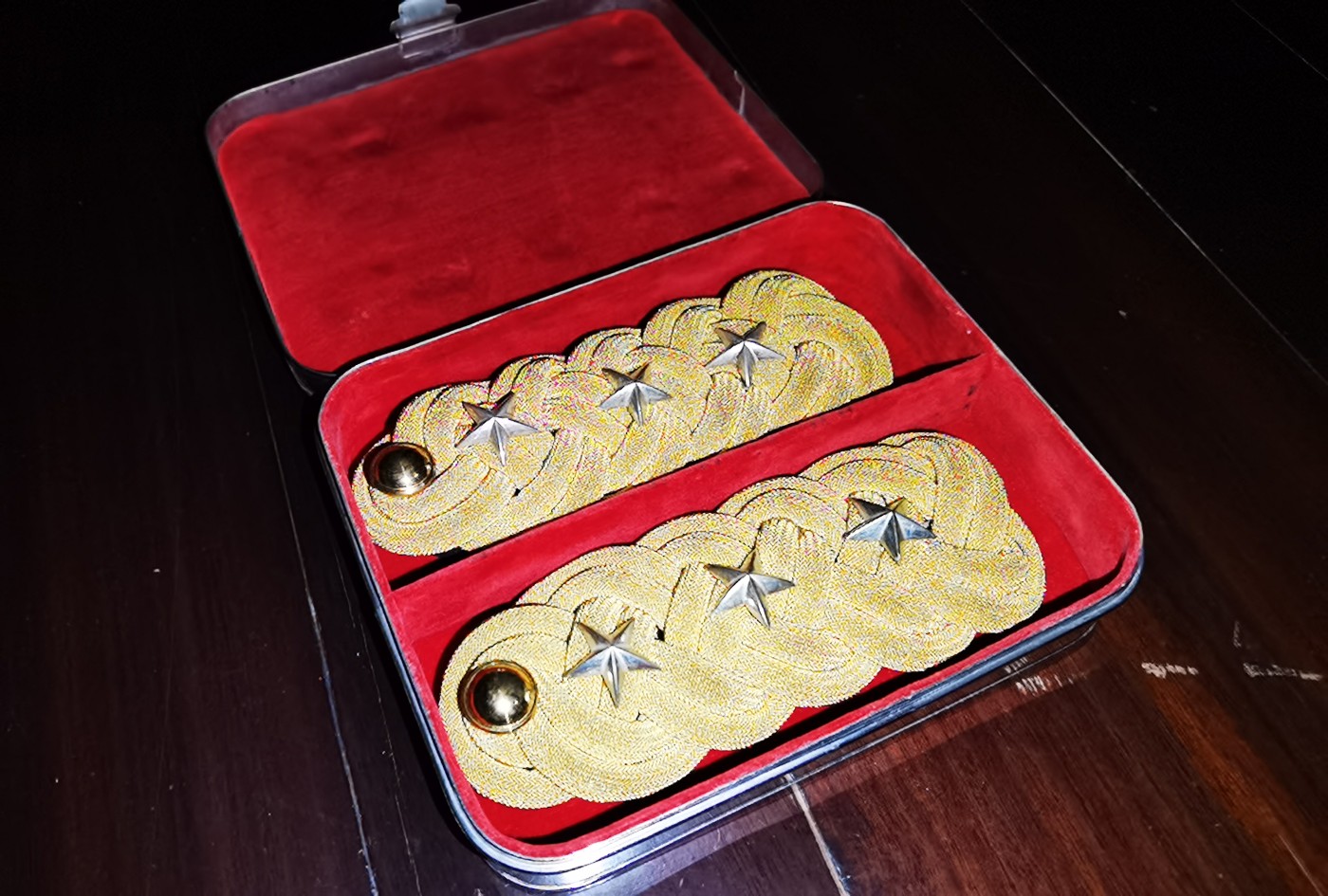 小杏藏品清理行动 日本大礼服 陆军步兵大佐正肩章