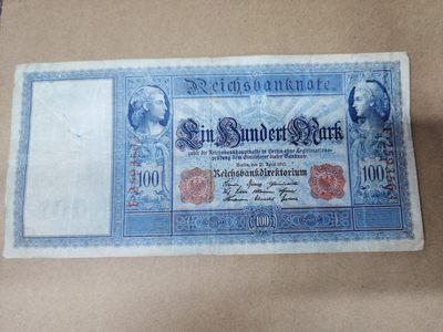 纸币捡漏第一期  - 德国1910年100马克