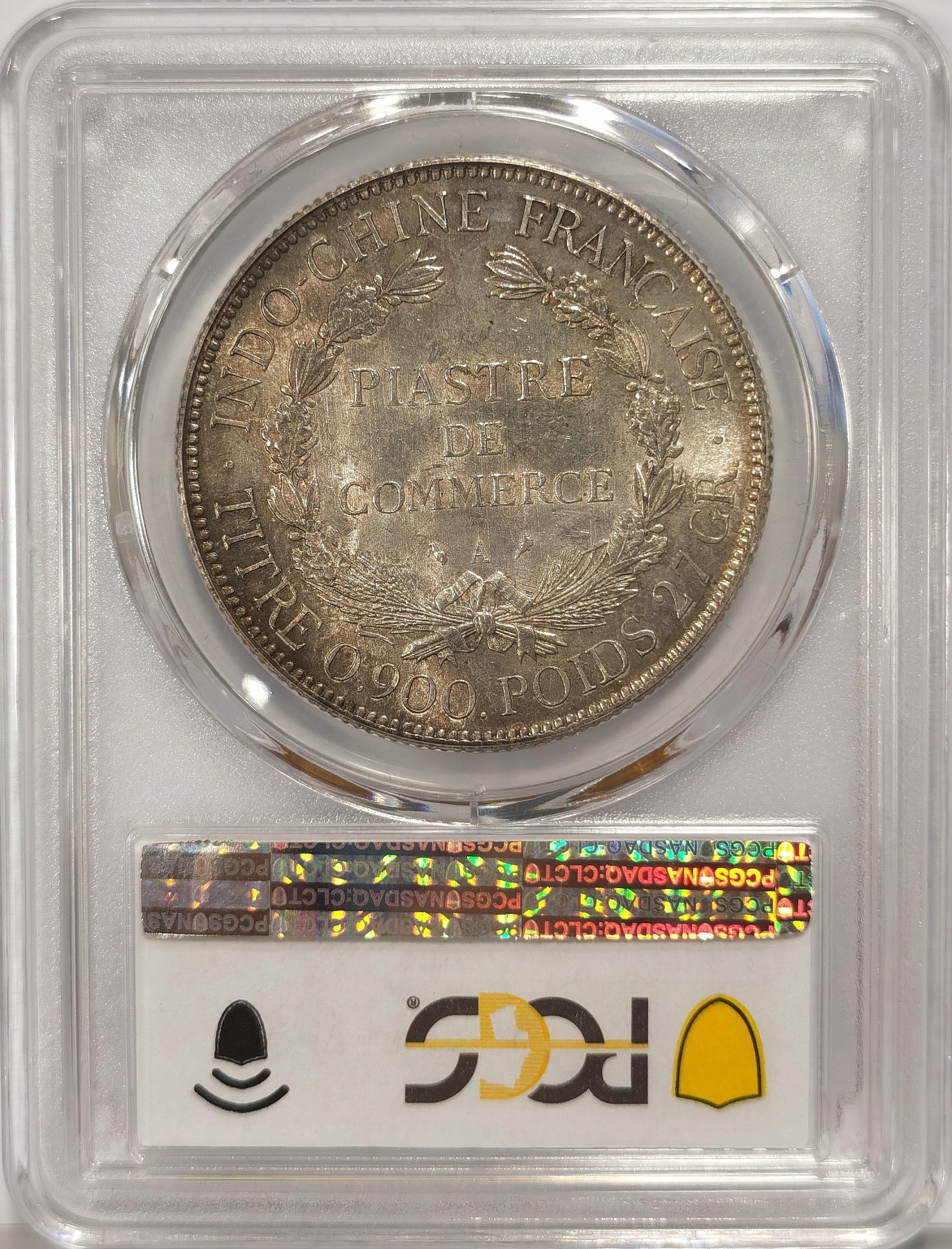 博洋堂世界钱币拍卖第034期（全场包邮） PCGS MS63 法属印支坐洋1926年A版，黄油彩