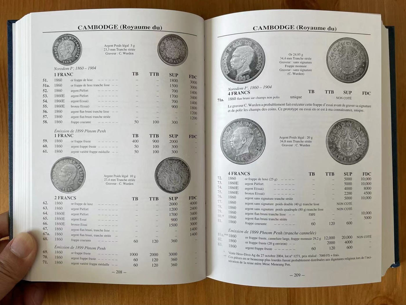 博洋堂世界钱币拍卖第034期（全场包邮） 法属殖民地硬币和代用币目录，全新，收录了近5000个品种，736页，近3000幅黑白插图