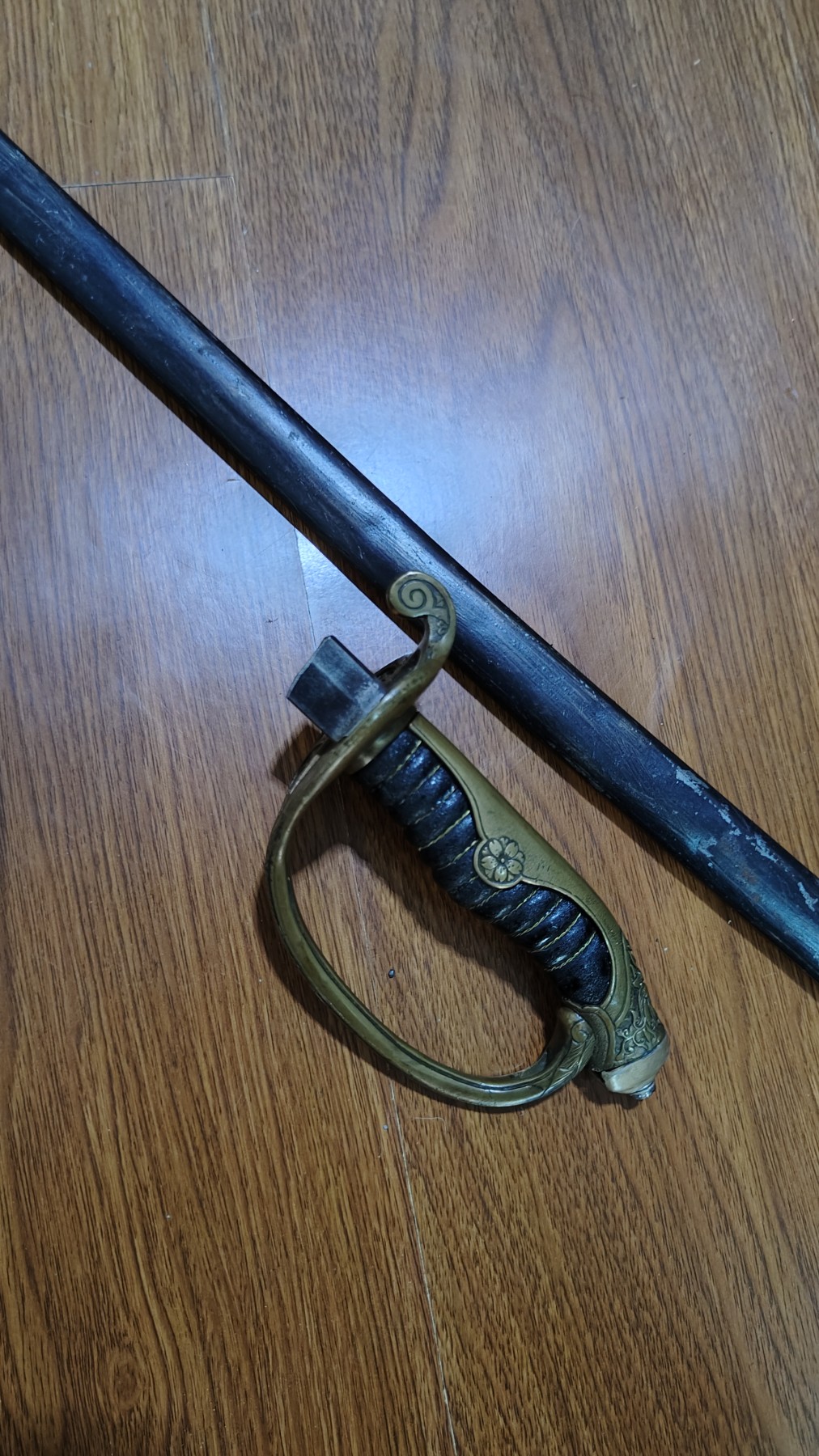 全场0元起拍 第73期 咸鱼国勋章拍卖专场 7月16日（周日）下午6：00开始 日本尉官指挥刀 刀条切断 未开刃