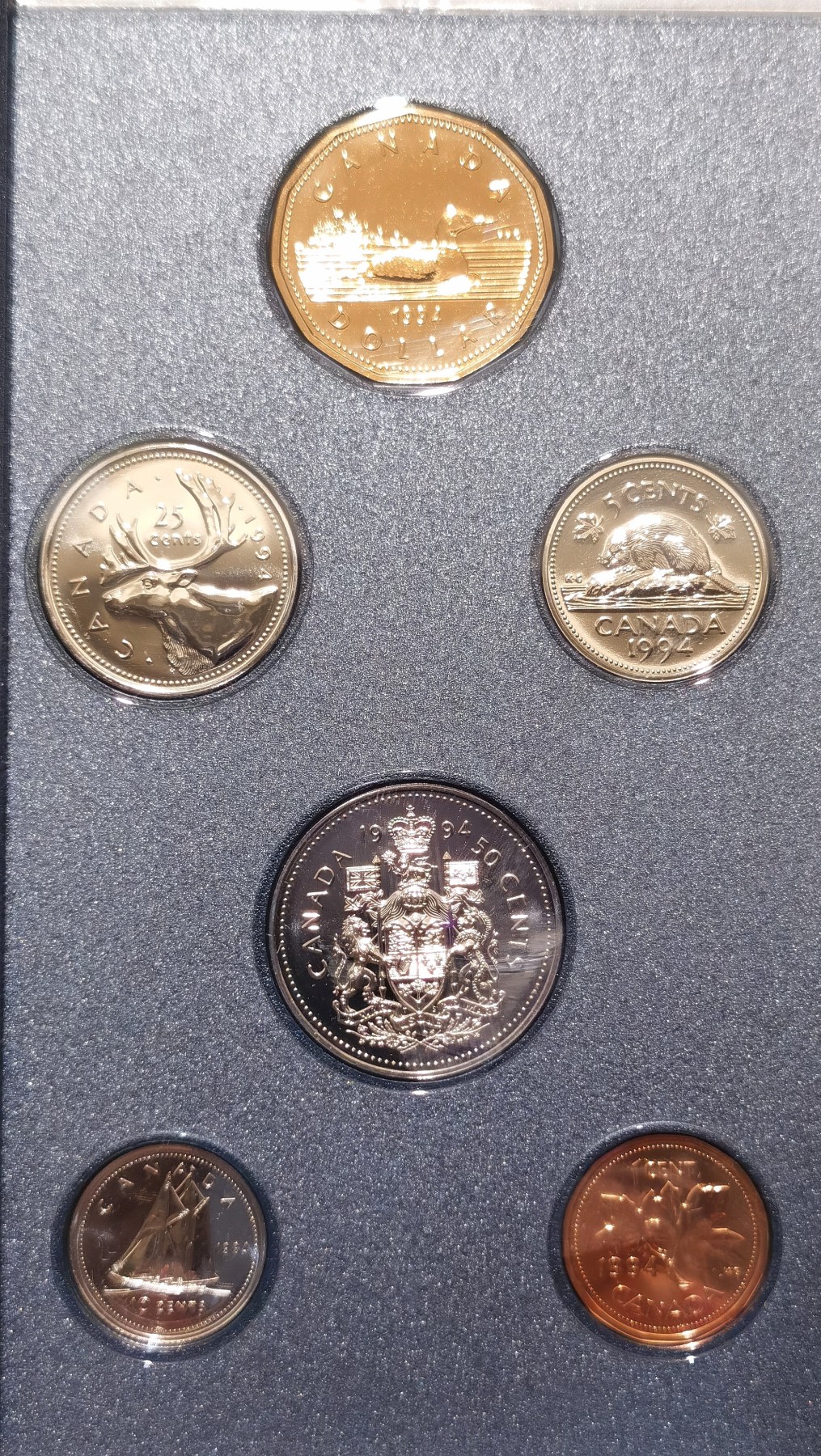 博洋堂世界钱币拍卖第034期（全场包邮） 1994年加拿大精制套币
