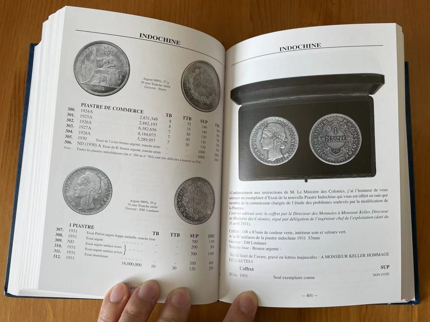 博洋堂世界钱币拍卖第034期（全场包邮） 法属殖民地硬币和代用币目录，全新，收录了近5000个品种，736页，近3000幅黑白插图