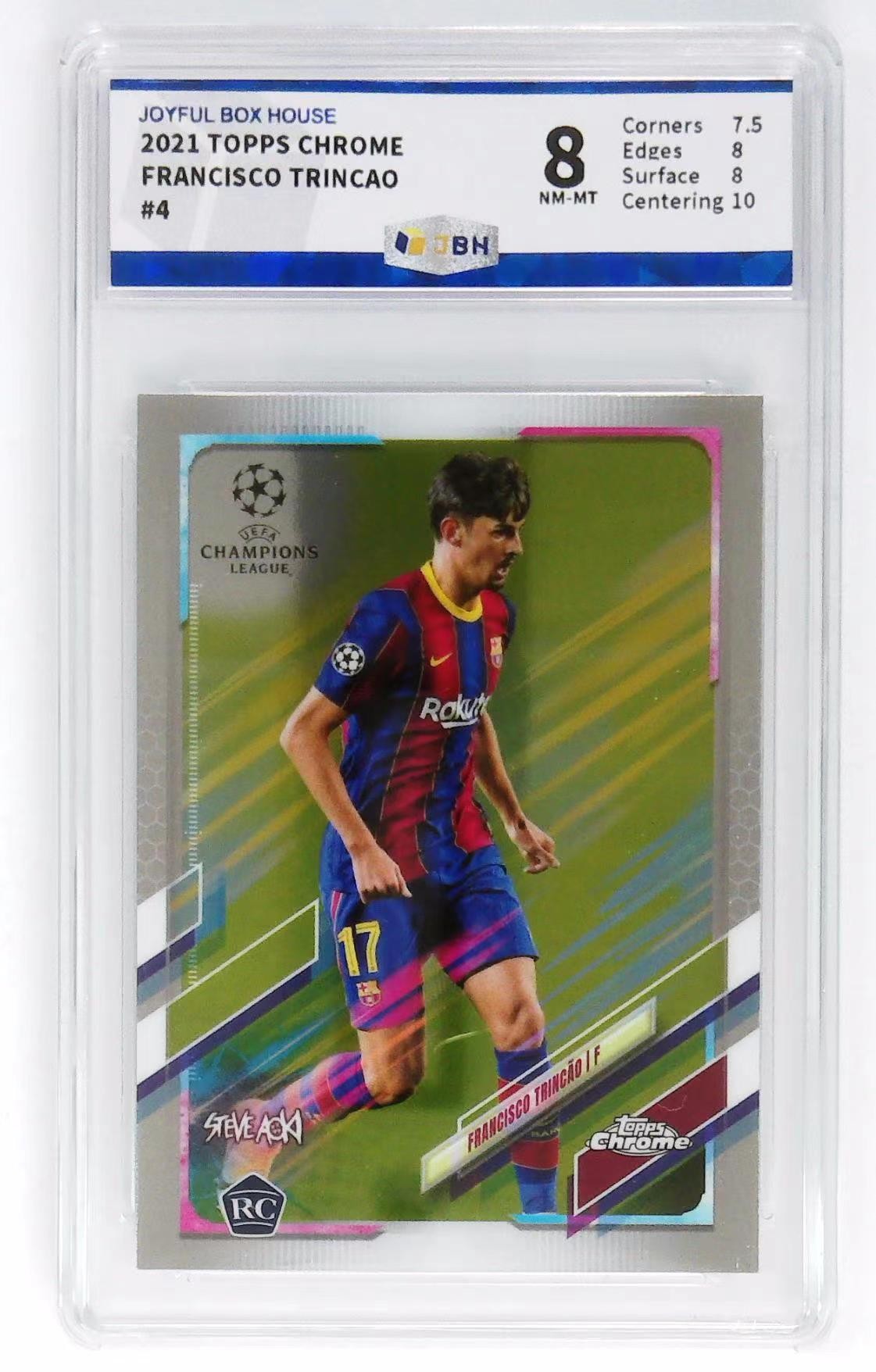 篮球卡足球卡帕尼尼TOPPS无佣金纯拍卖拍多少都发货！！！ FRANCISCO TRINCAO TOPPS CHROME
