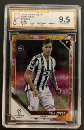 篮球卡足球卡帕尼尼TOPPS无佣金纯拍卖拍多少都发货！！！ KAIO JORGE UEFA TOPPS 在编073/125