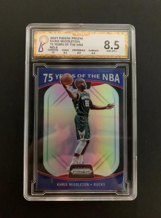 篮球卡足球卡帕尼尼TOPPS无佣金纯拍卖拍多少都发货！！！ KHRIS MIDDLETON PRIZM PANINI