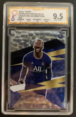 篮球卡足球卡帕尼尼TOPPS无佣金纯拍卖拍多少都发货！！！ GEORGINIO WIJNALDUM TOPPS 钻石闪