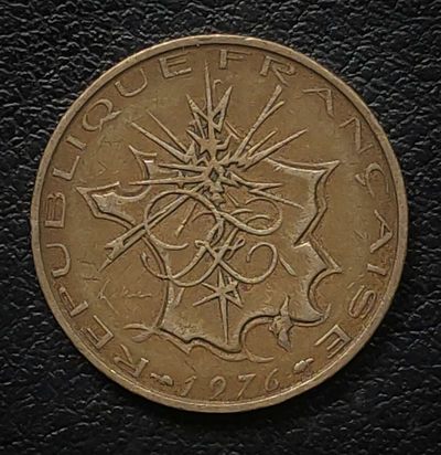 中外硬币纪念币专场 - 法国1976年10法郎紫铜巴士底狱纪念币