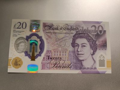 【专场20230712】欧亚大观第V期——欧洲/亚太地区钞/币专场【20230713已更新】（本周入伏太热，就这一期，大家扎啤摊见） - 【拍品004】英格兰银行G序列20镑UNC-无47