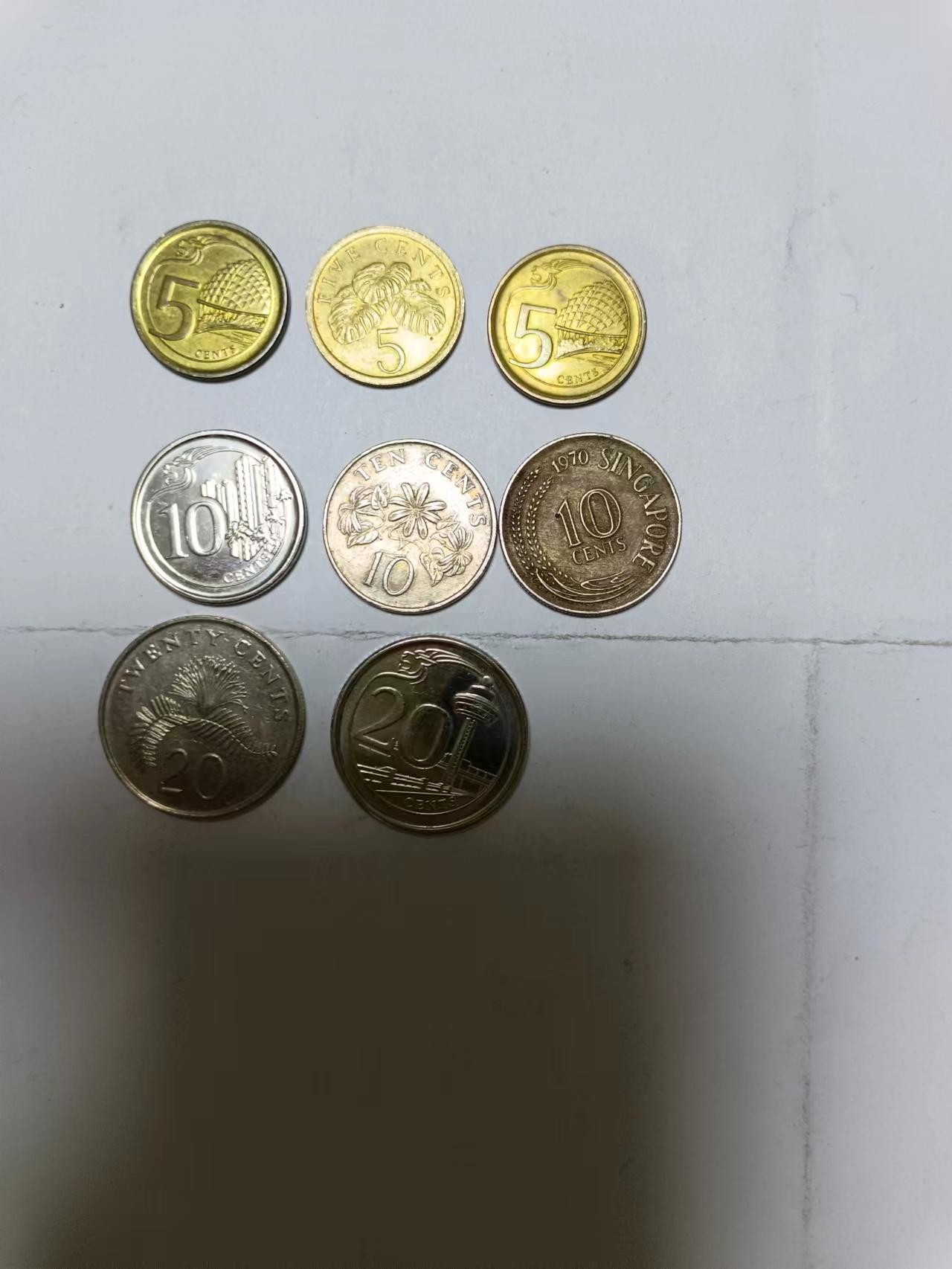 【20230715】非全新外国硬币第三场 新加坡硬币