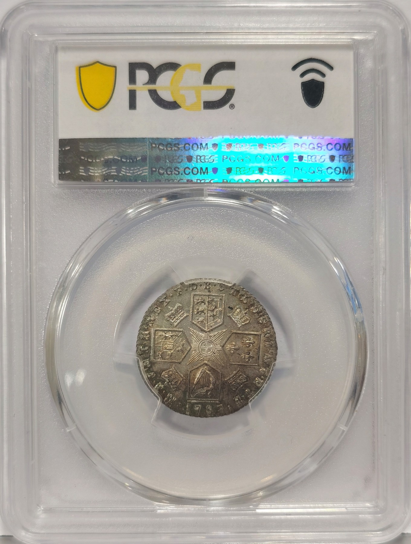 博洋堂世界钱币拍卖第034期（全场包邮） PCGS MS64 英国1787年乔治三世6便士，PCGS亚军分，冠军分MS65在19年6月SBP拍卖成交价6200