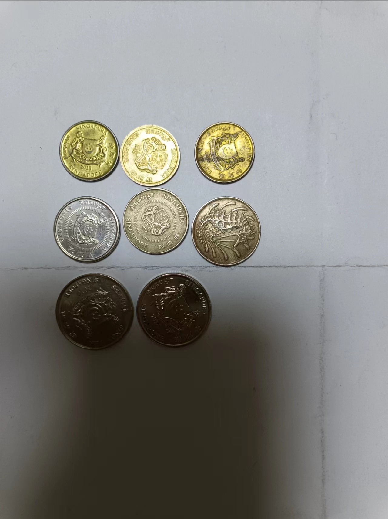 【20230715】非全新外国硬币第三场 新加坡硬币