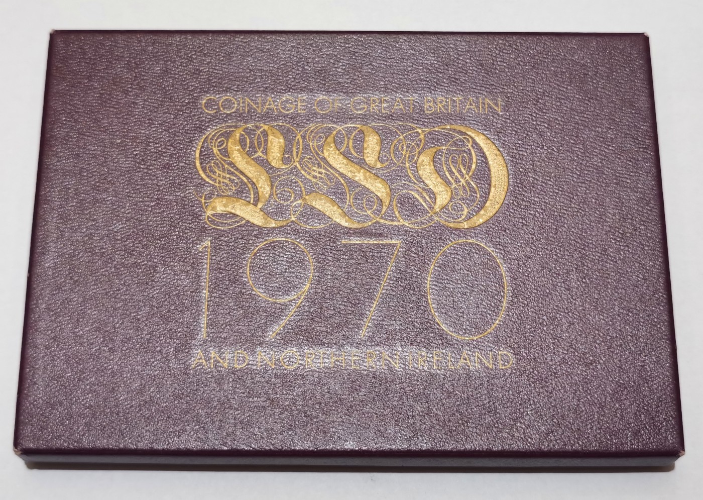 博洋堂世界钱币拍卖第034期（全场包邮） 1970年英国原盒原证套币，关门年份