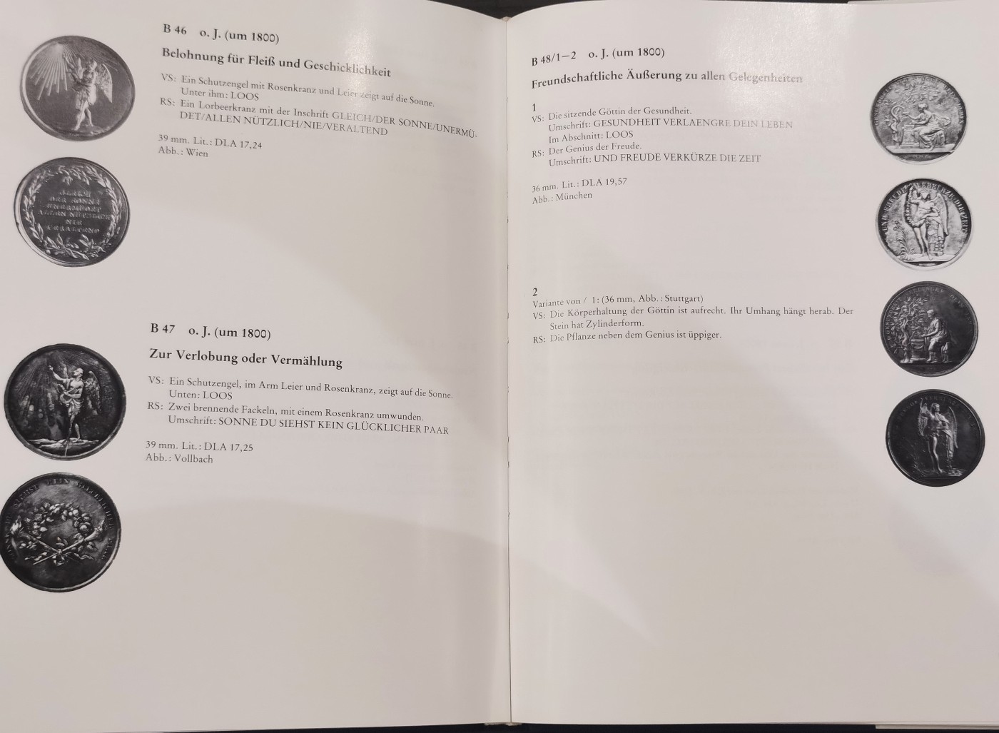 博洋堂世界钱币拍卖第034期（全场包邮） 国内首拍：德章皇家御用大师Loos作品目录，难得一见的工具书